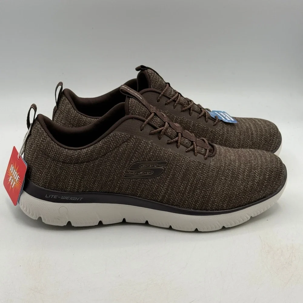Skechers Summits-Sorenz Shoes Mens Size 9.5 Brown Black Walking 232697W/BRBK